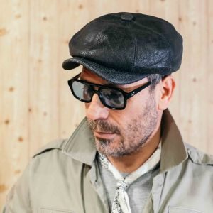 Gorra HARRY Leather Black