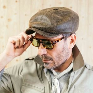 Gorra HARRY Leather Brown