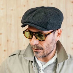 Gorra BECKHAM OVERSIZE ESPIGA - BLACK